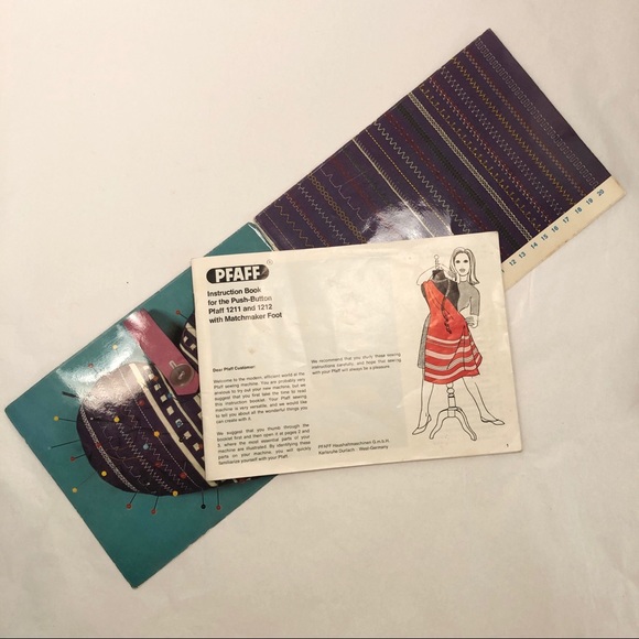 Pfaff 1211 & 1212 Manual - Picture 4 of 7